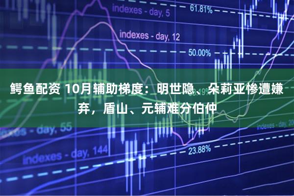 鳄鱼配资 10月辅助梯度：明世隐、朵莉亚惨遭嫌弃，盾山、元辅难分伯仲
